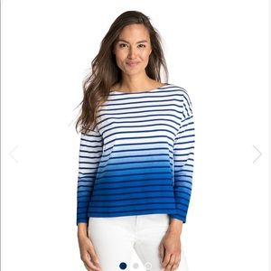 Vineyard Vines Dip Dye Stripe Top, S, L, XL